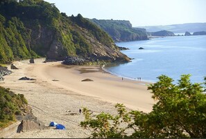 On the beach - This elegant Grade II listed house is in a quiet street in beautiful Tenby (Tenby)