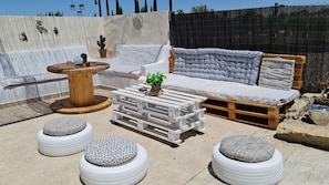 Terrace/patio - La Casa de Lu for 10 people (Salinas)