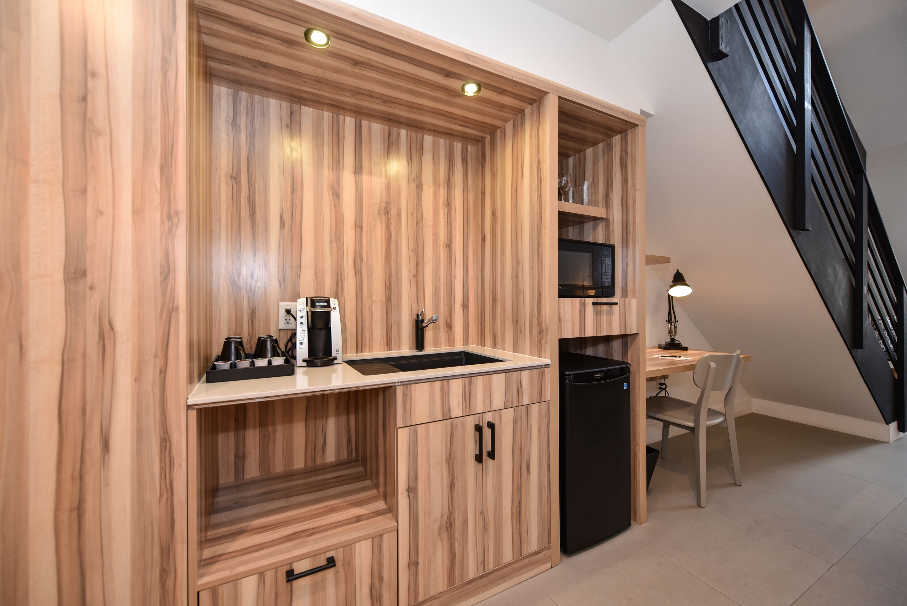 family suite | private kitchenette | mini-fridge, microwave, coffee/tea maker