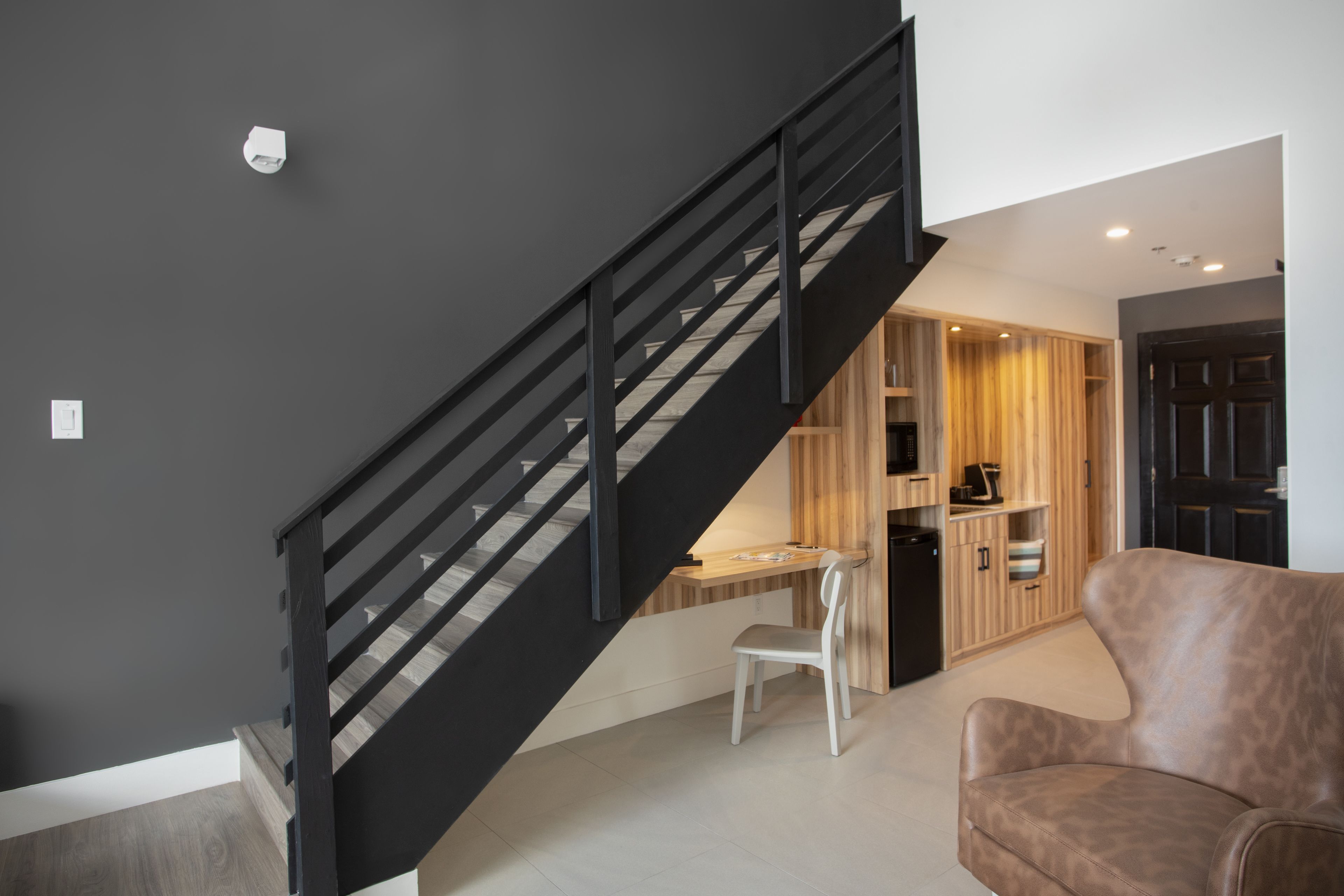 basic loft, 1 king bed with sofa bed | living area | smart tv