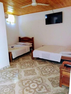 Free WiFi, bed sheets