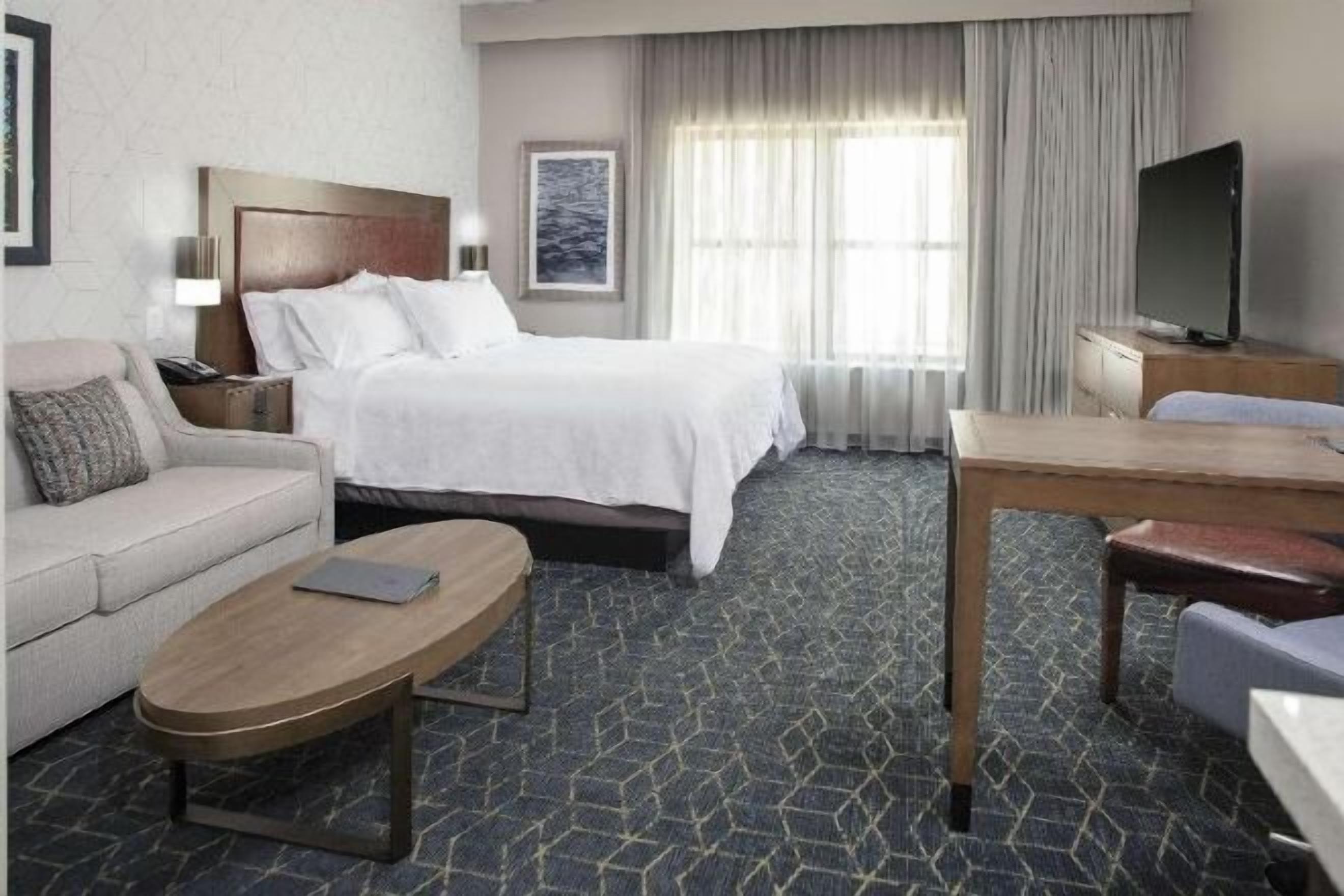 In-room safe, desk, blackout drapes, iron/ironing board