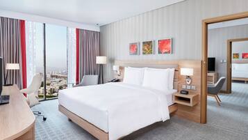 Suite, 2 Bedrooms | Minibar, in-room safe, desk, blackout drapes