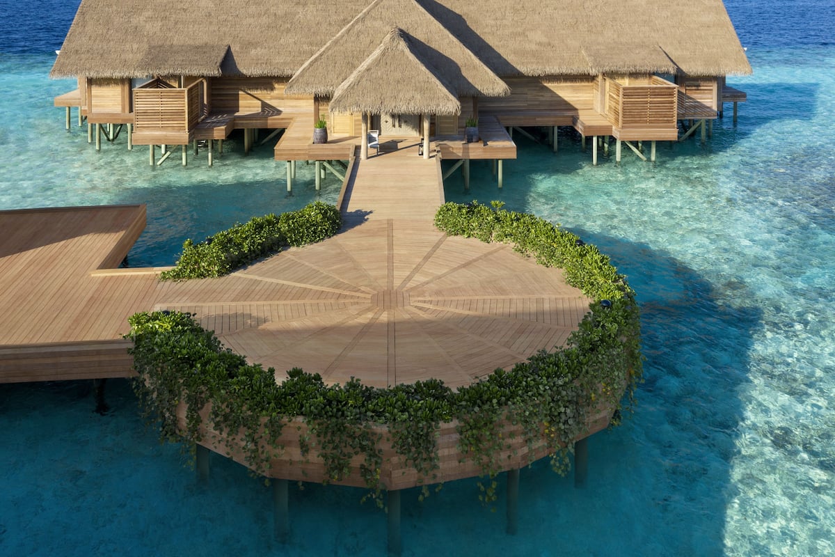Two Bedroom Overwater Villa with Pool | 1 bedroom, premium bedding, minibar, in-room safe