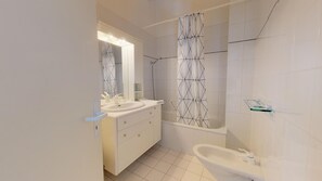 Hair dryer, towels