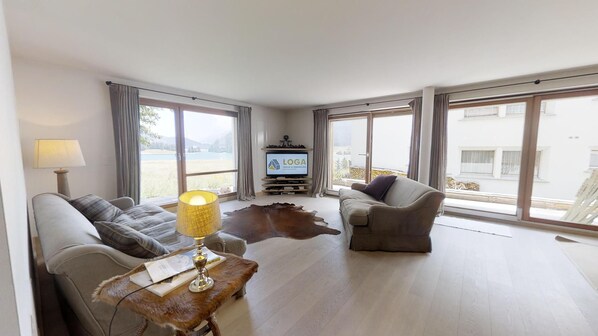 TV, DVD player, stereo