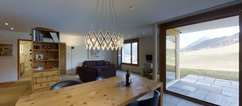 Tastefully furnished 3½-room apartment on the ground floor, ca.