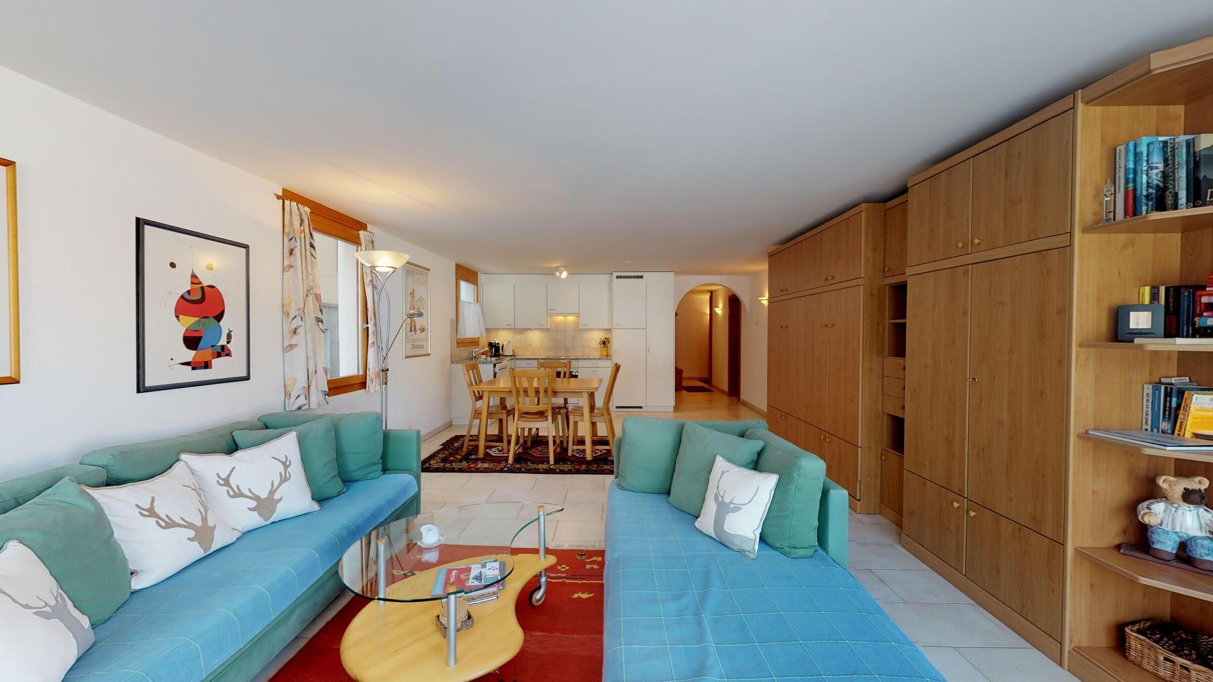 TV, DVD player, stereo