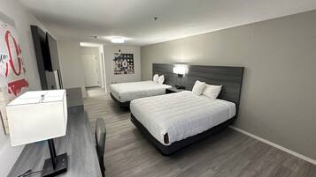 Escritorio, camas plegables/adicionales, wifi gratis y ropa de cama