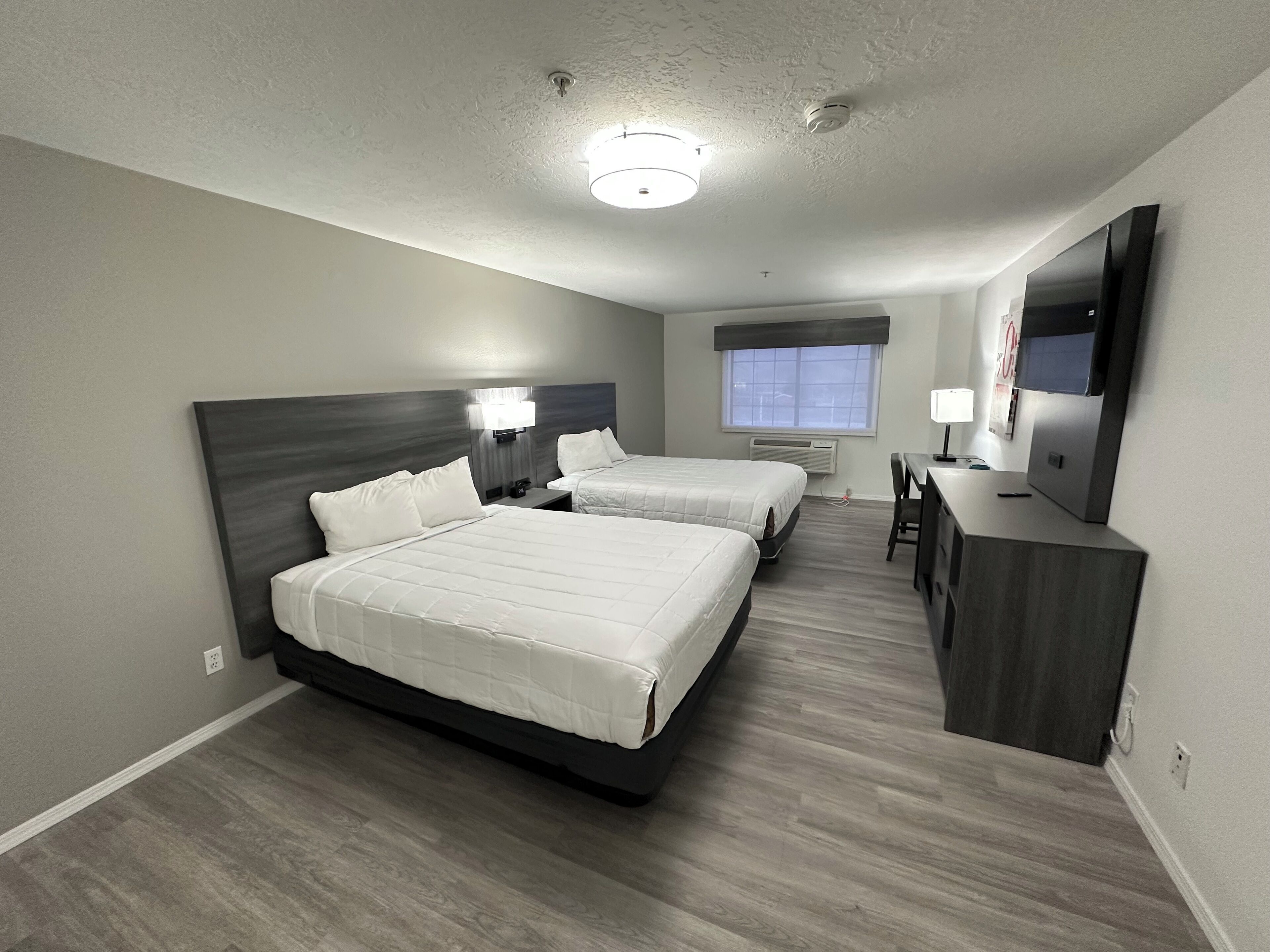 デスク、可動式ベッド、WiFi (無料)、ベッドシーツ