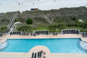 Indoor pool, outdoor pool