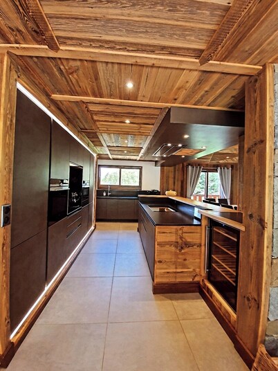 Chalet THOYA, Sybelles, 15 people, 7 bedrooms, jacuzzi, spa sauna