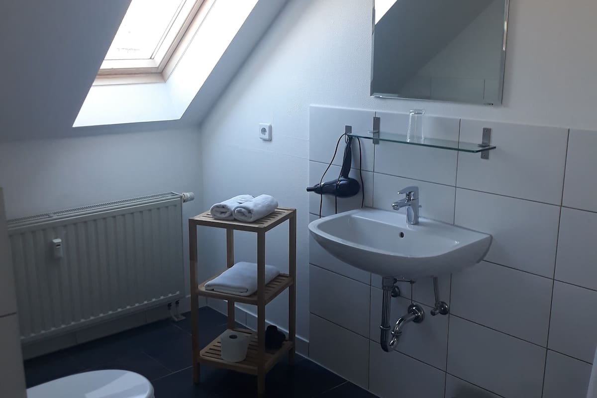 Habitación doble, baño en la habitación | Baño