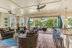 Smart TV, books, music library, printers - Luxury family friendly home within walking distance to Poipu Beach. (Koloa)