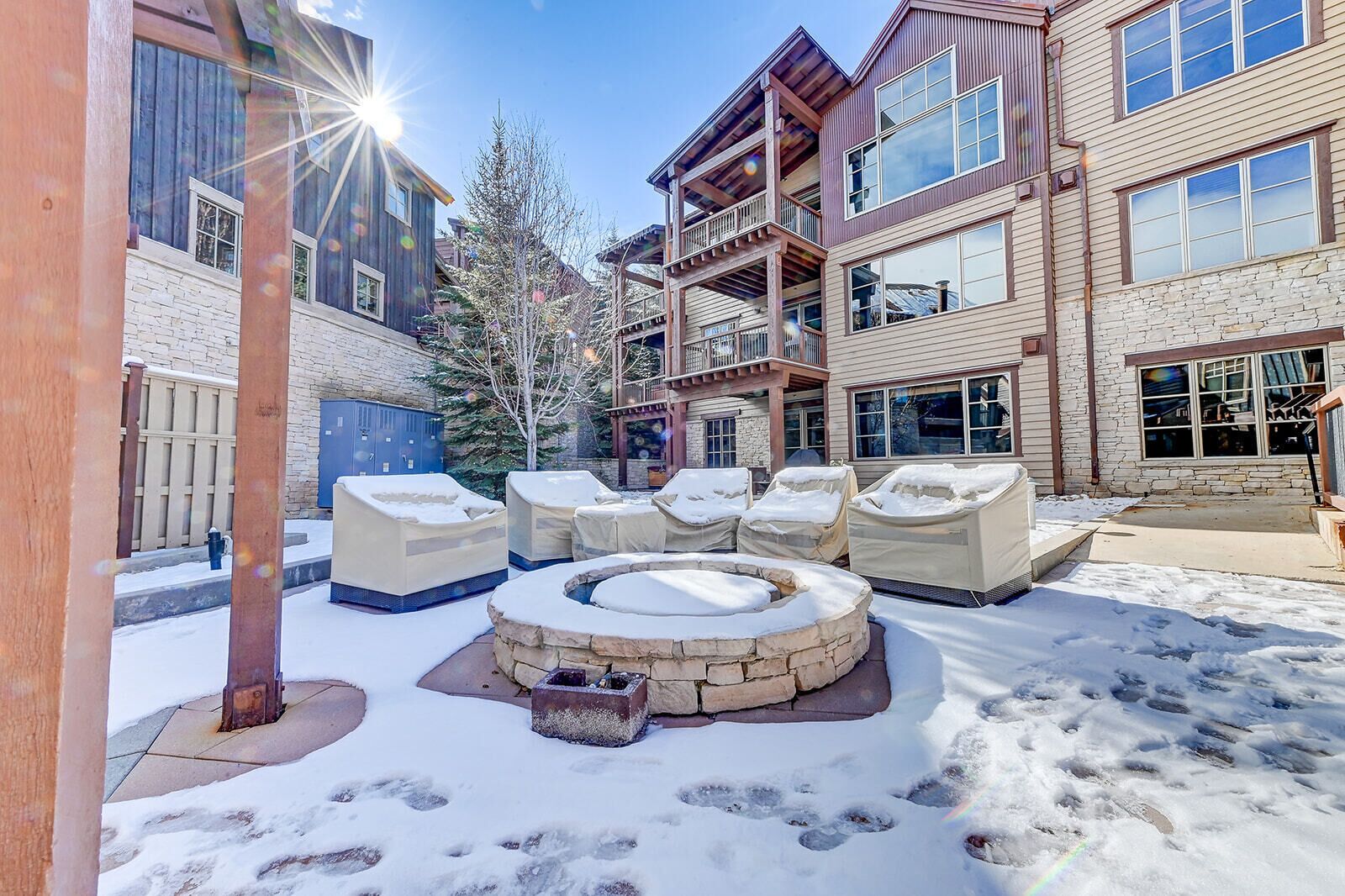 Enceinte de l’hébergement