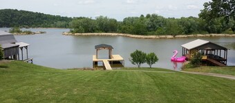 Gorgeous river front home with private boat dock