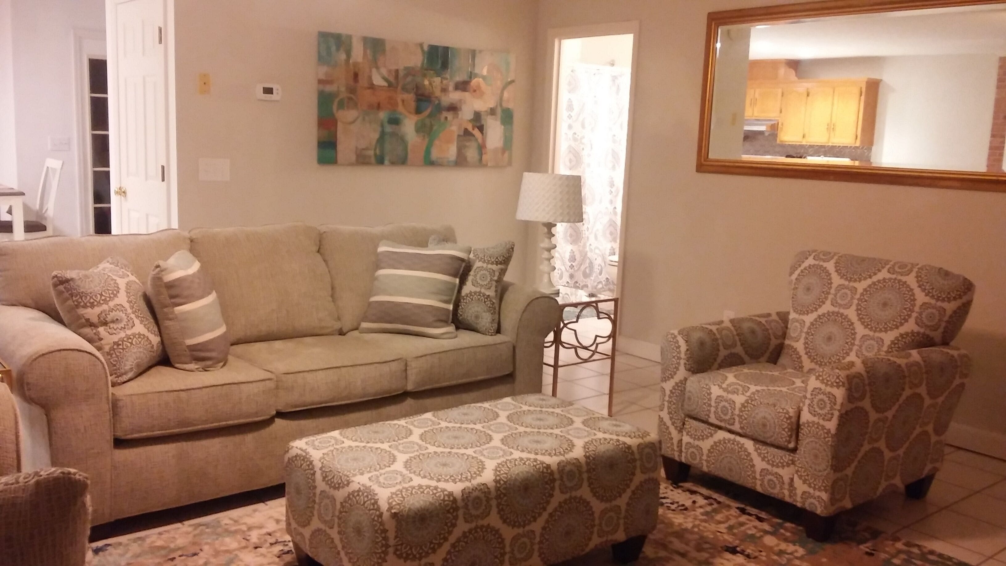 TV, fireplace, DVD player