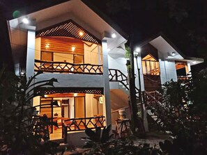 Front of property – evening/night