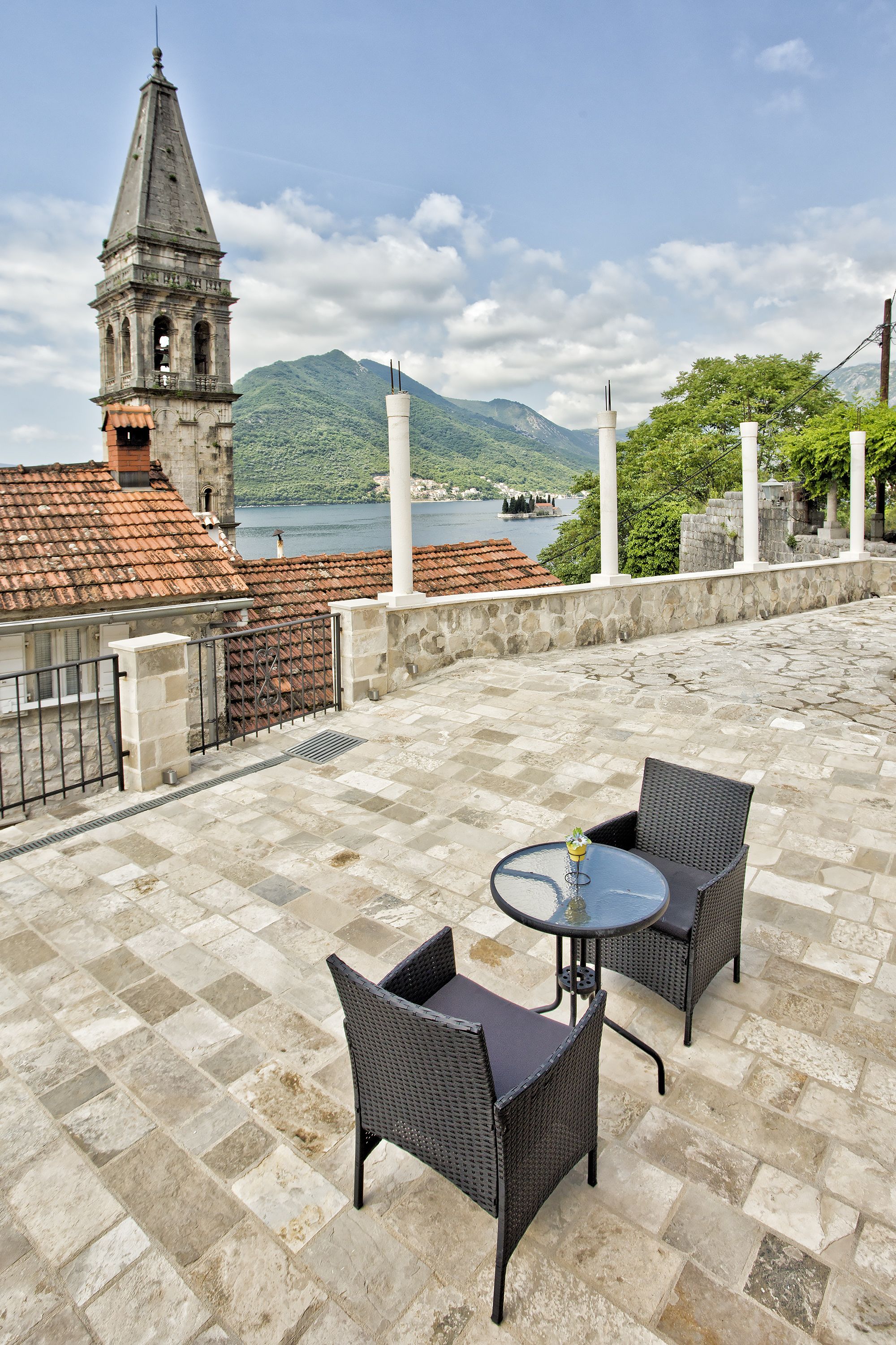 Panoramic Apartment, Sea View | Terrace/patio