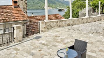 Panoramic Apartment, Sea View | Terrace/patio