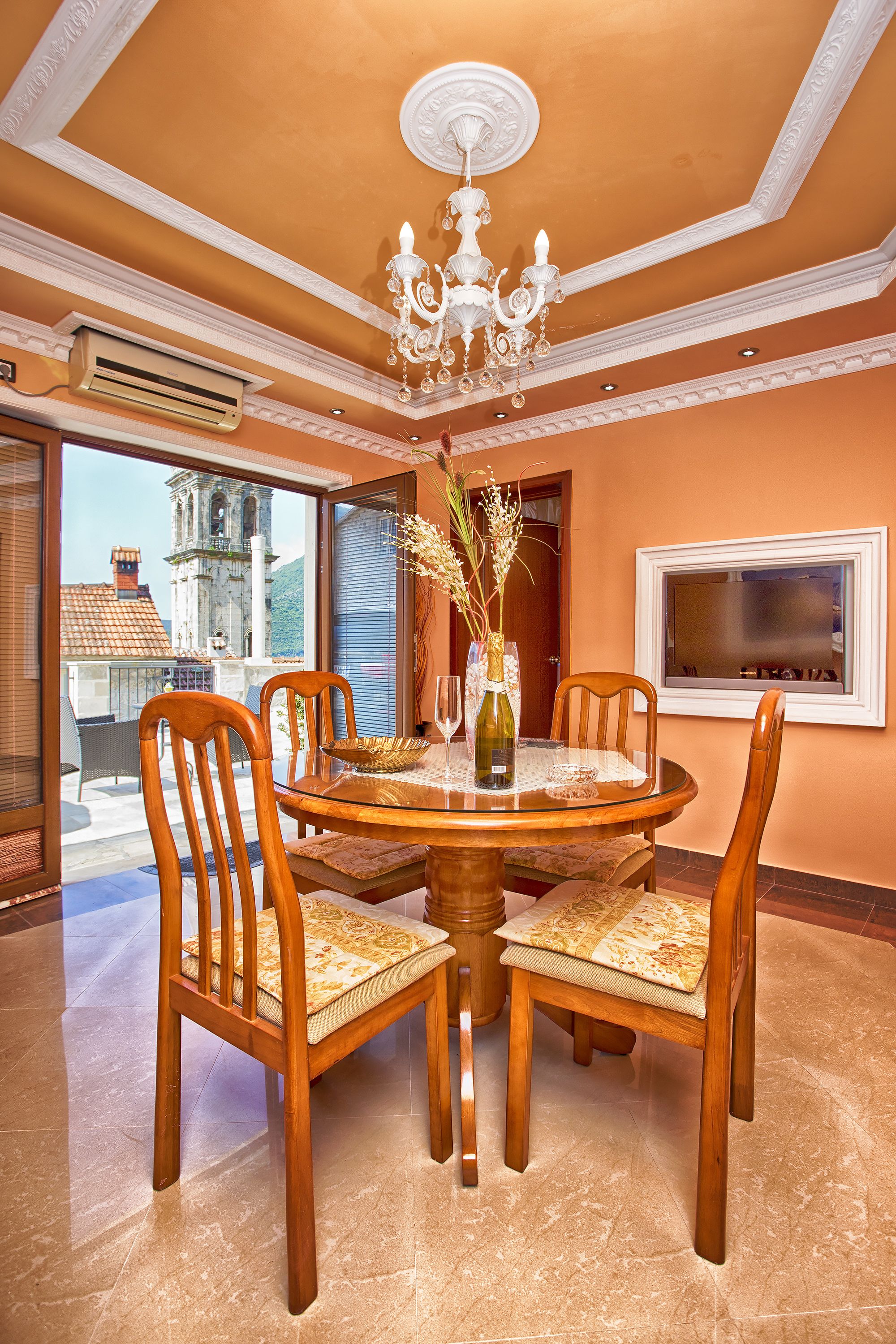 Panoramic Apartment, Sea View | In-room dining
