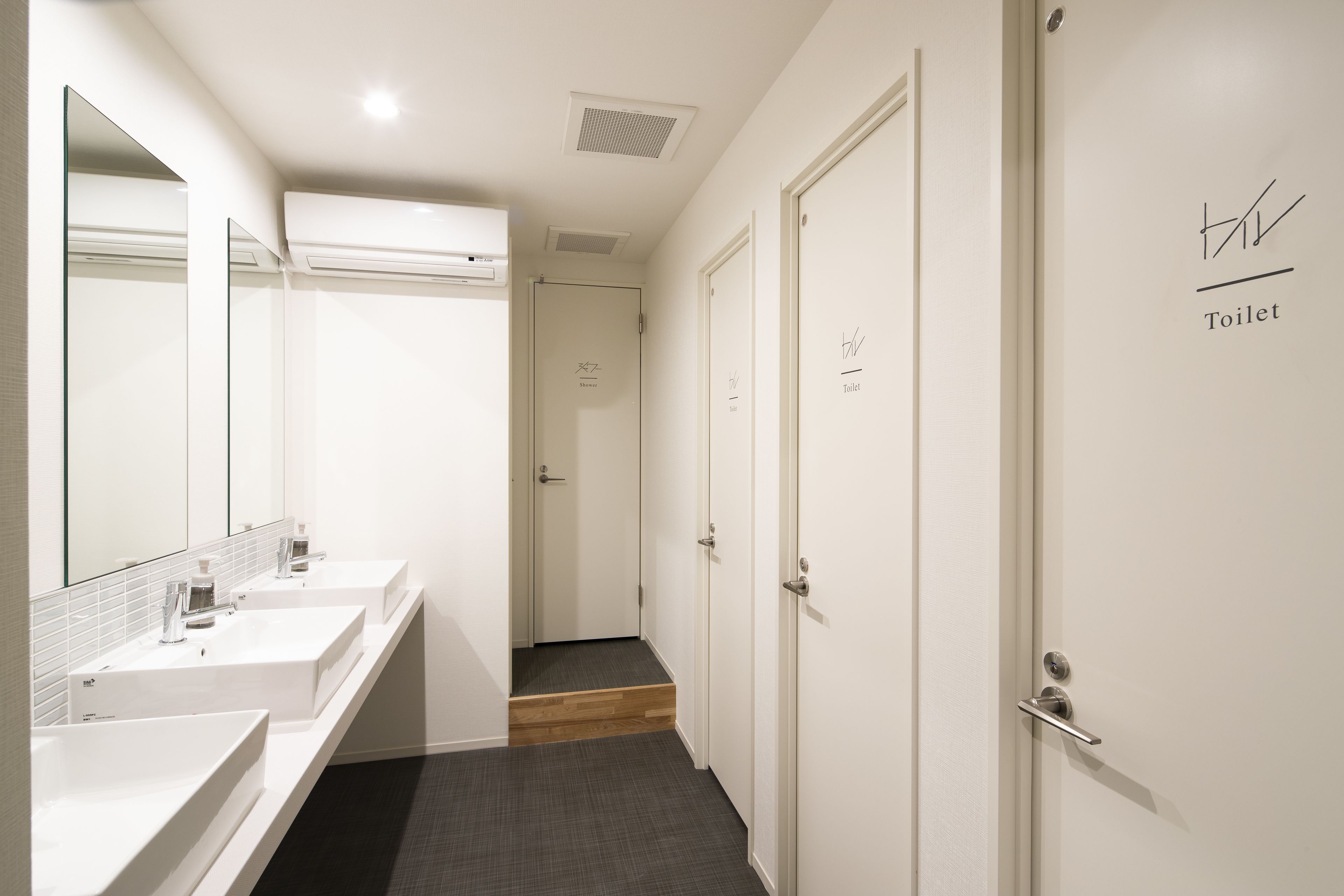 Free toiletries, hair dryer, slippers, electronic bidet