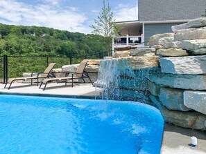 Indoor pool, a heated pool