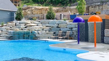 Indoor pool, a heated pool