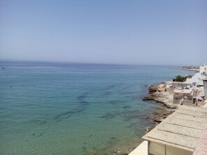 Vista a la playa o el mar