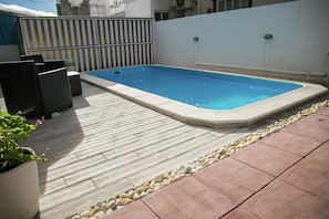 Outdoor pool - Villa Canne Rouge 2 with new pool (Trou-aux-Biches)