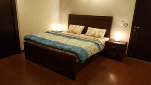 Comfort Apartment, Multiple Beds, Non Smoking, Hill View | Iron/ironing board, WiFi (free), bed sheets - Hillview apartment (Islamabad)