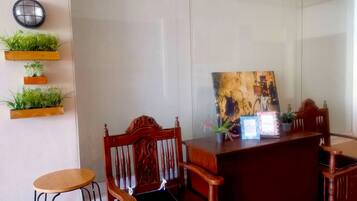 Lobby sitting area