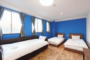 Familiekamer, niet-roken (5 person room, B) | Gratis wifi, beddengoed