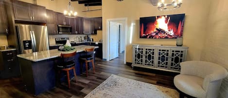 Apartment, mit Bad, Flussblick (The Loft) | Eigene Küche