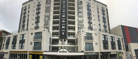 Overnatningsstedets facade