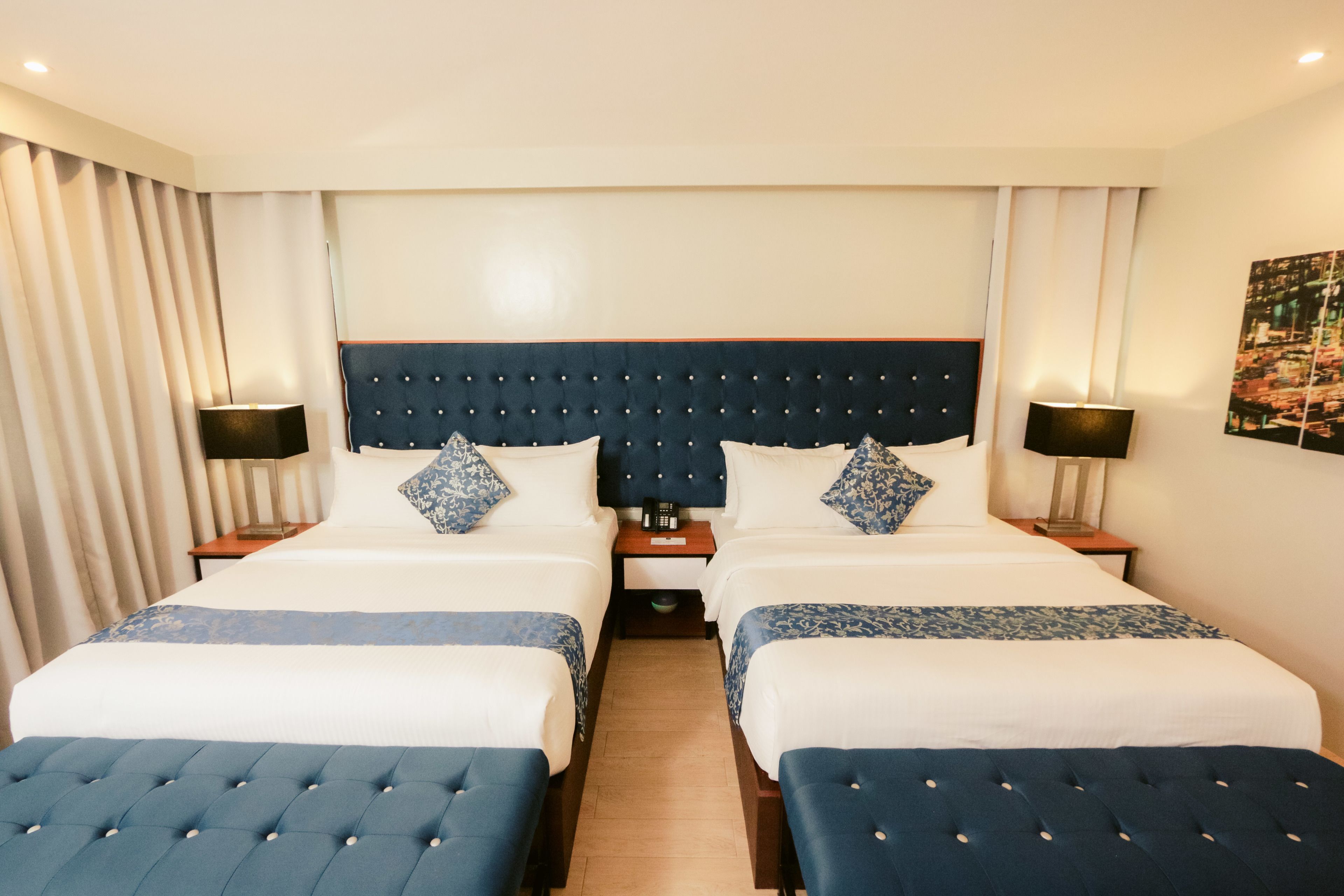 premium double room | premium bedding, in-room safe, desk, blackout curtains