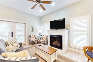 Televisio, takka, videopelejä