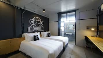 Standard Twin Room | Premium bedding, blackout curtains, free WiFi, bed sheets