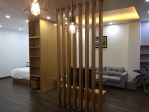 Apartment, 1 Bedroom | Living area