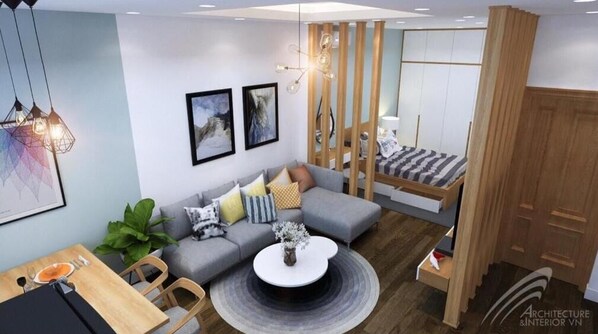 1 bedroom, desk, free WiFi - Ha Thinh Phat Apartment (Hai Phong)