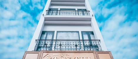 Voorkant van accommodatie