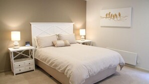 4 bedrooms, iron/ironing board, travel cot, WiFi