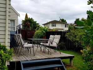 Family 2 Bedroom Beach House | Terrace/patio - Seaside Tahuna (Nelson)