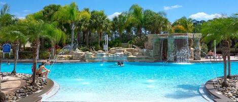 Una piscina climatizada