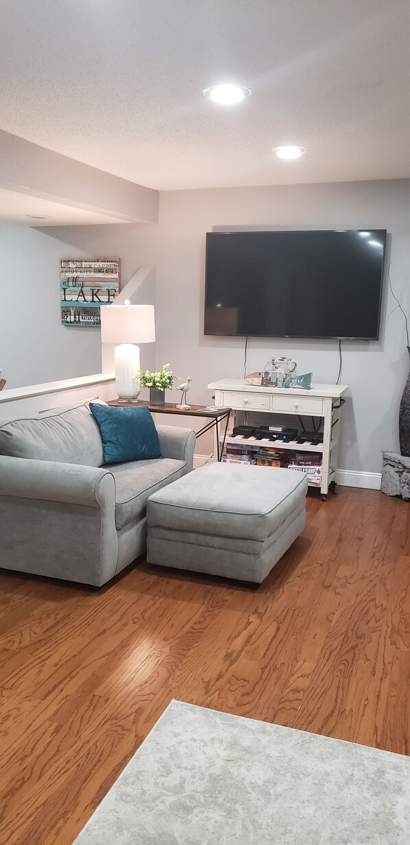 تلفزيون ذكي، مدفأة، ألعاب فيديو، مشغل دي في دي