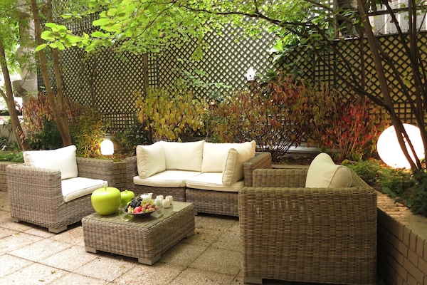 Private terrace, ideal place for breakfast or for an afternoon break