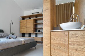 4 bedrooms, in-room safe, iron/ironing board, travel cot - Luxury Modern Seaview Villa  With  Private Pool In Klimno ***** (Klimno)
