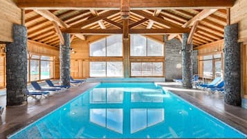Piscine couverte, piscine chauffée