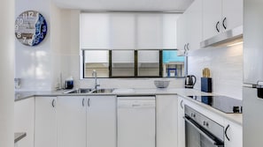 Microwave, dishwasher