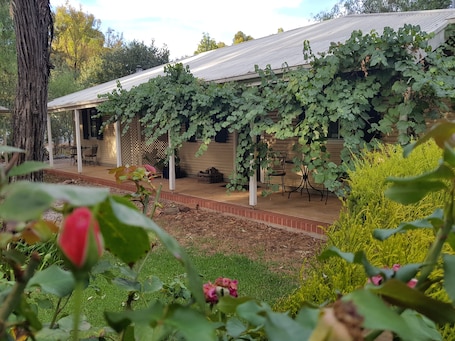 Property grounds. 2 Bedroom Cottage in the beautiful Clare Valley